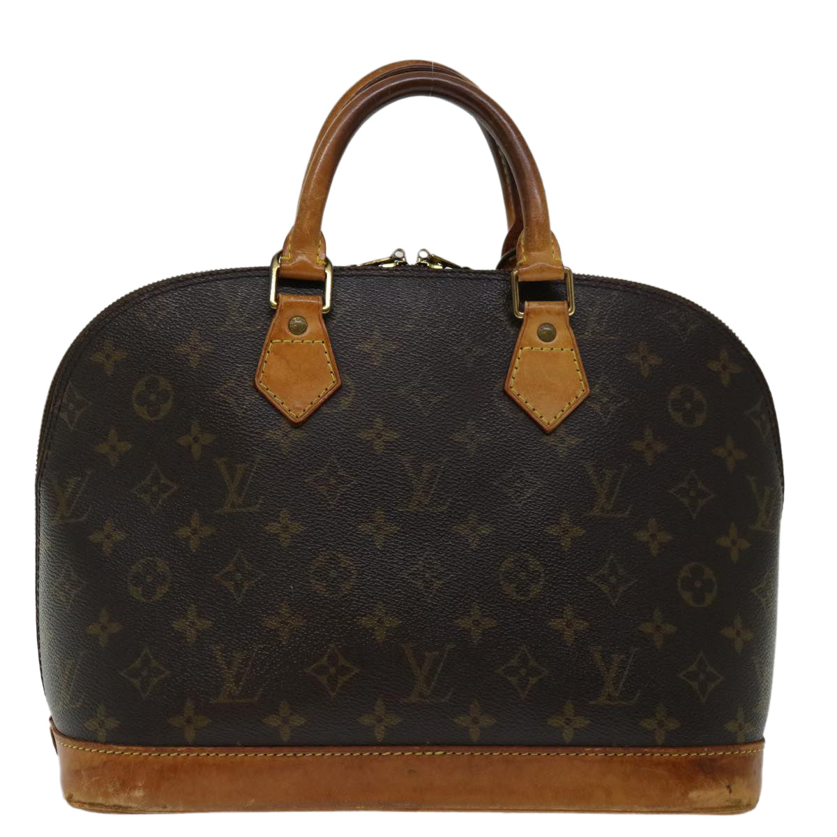 LOUIS VUITTON Monogram Alma Hand Bag M51130 LV Auth 67802