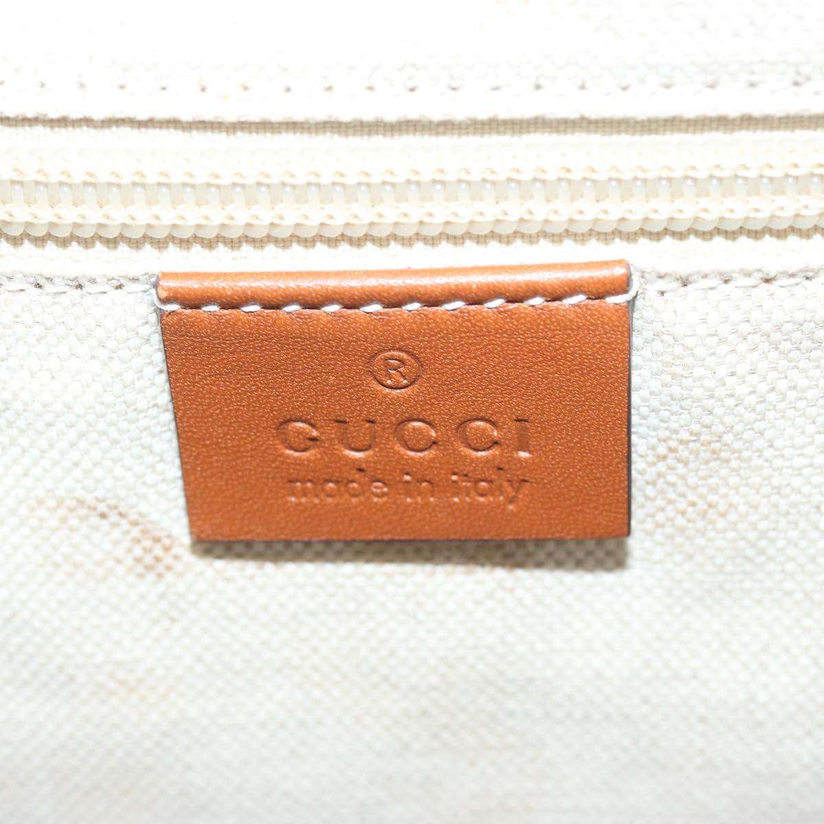 GUCCI GG Canvas Tote Bag Blue 282439 Auth 67820