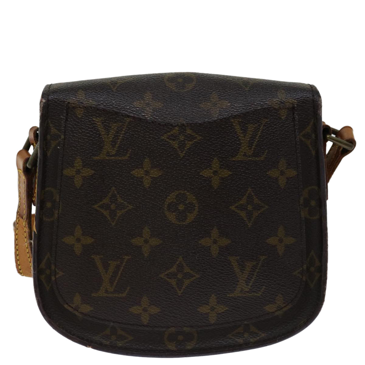 LOUIS VUITTON Monogram Saint Cloud PM Shoulder Bag M51244 LV Auth 67887