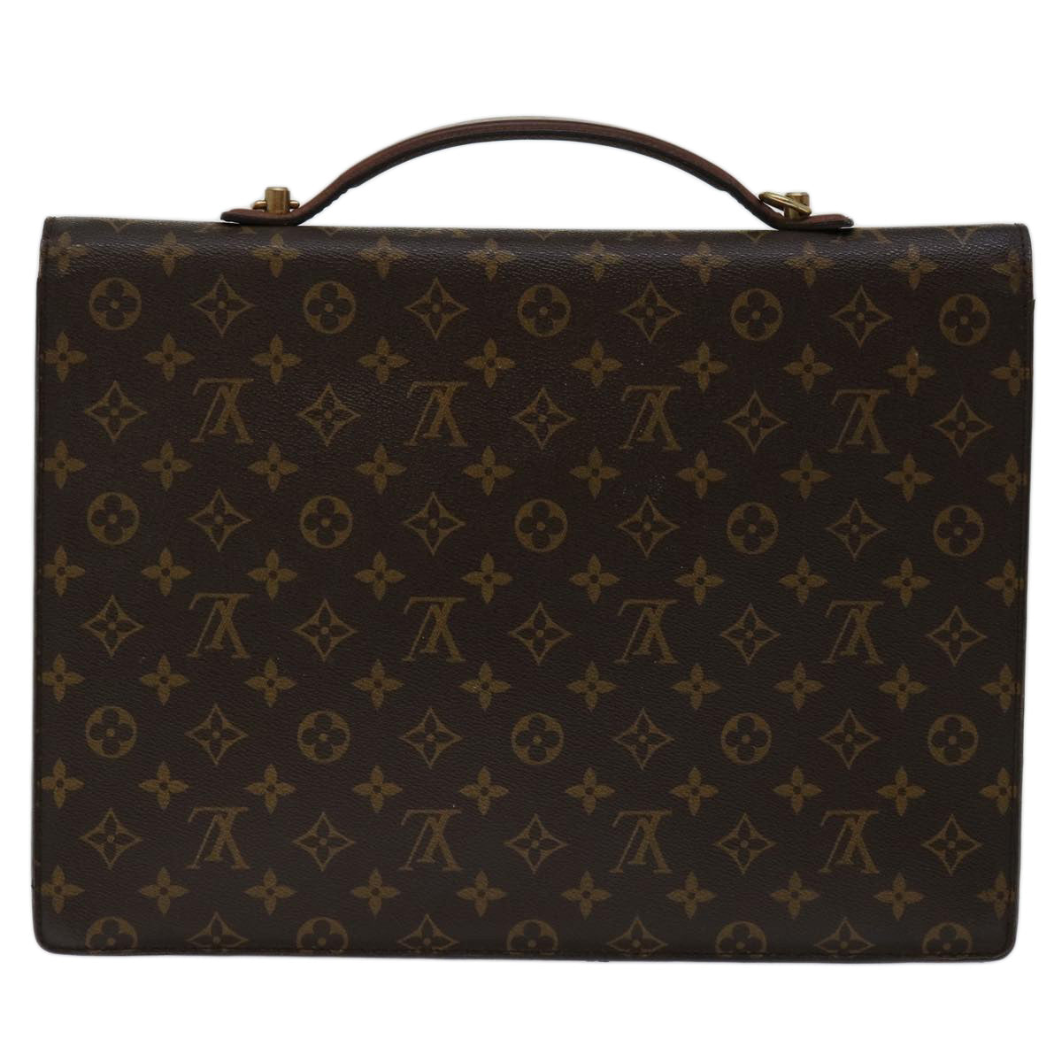 LOUIS VUITTON Monogram Porte Documents Bandouliere Bag M53338 LV Auth 67905