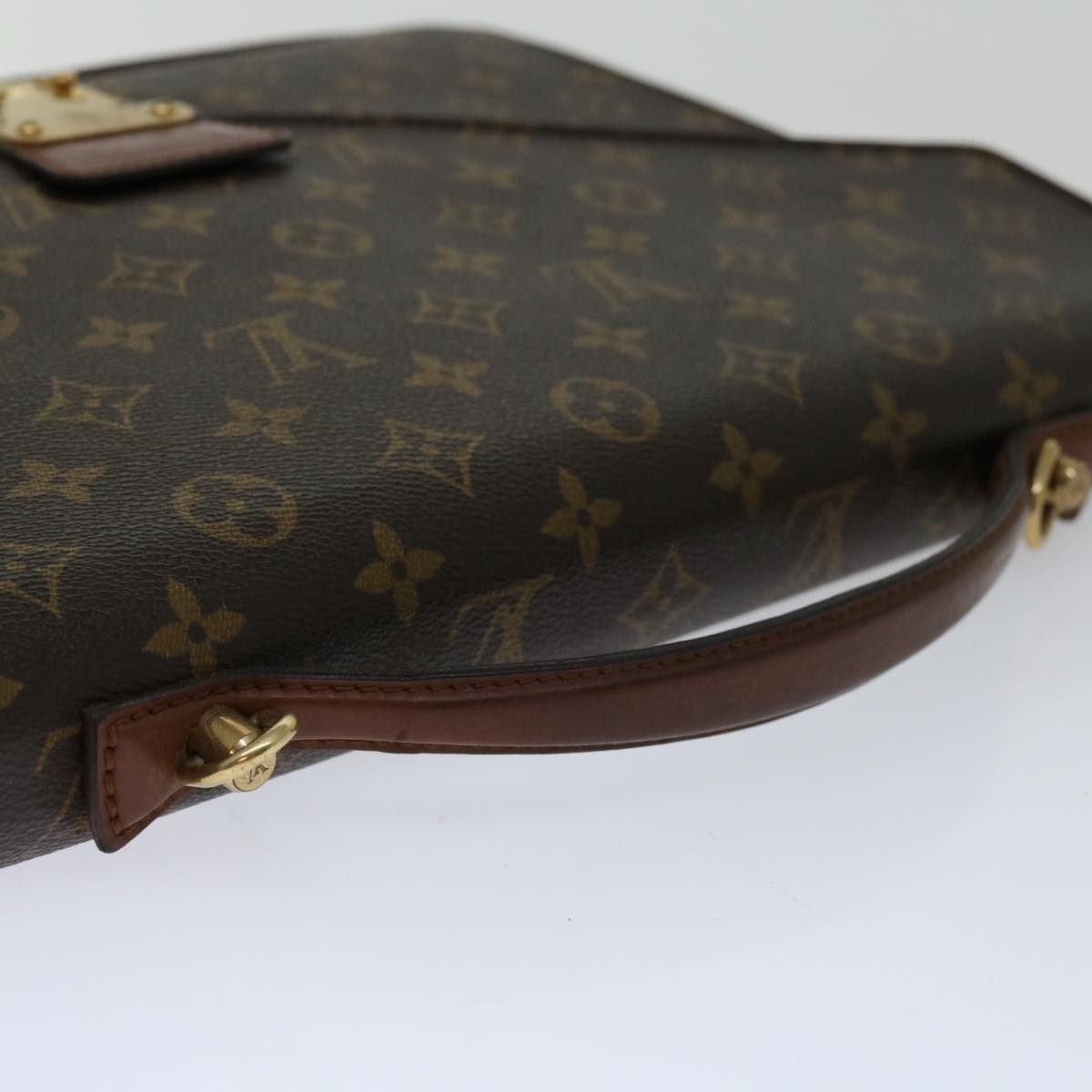 LOUIS VUITTON Monogram Porte Documents Bandouliere Bag M53338 LV Auth 67905