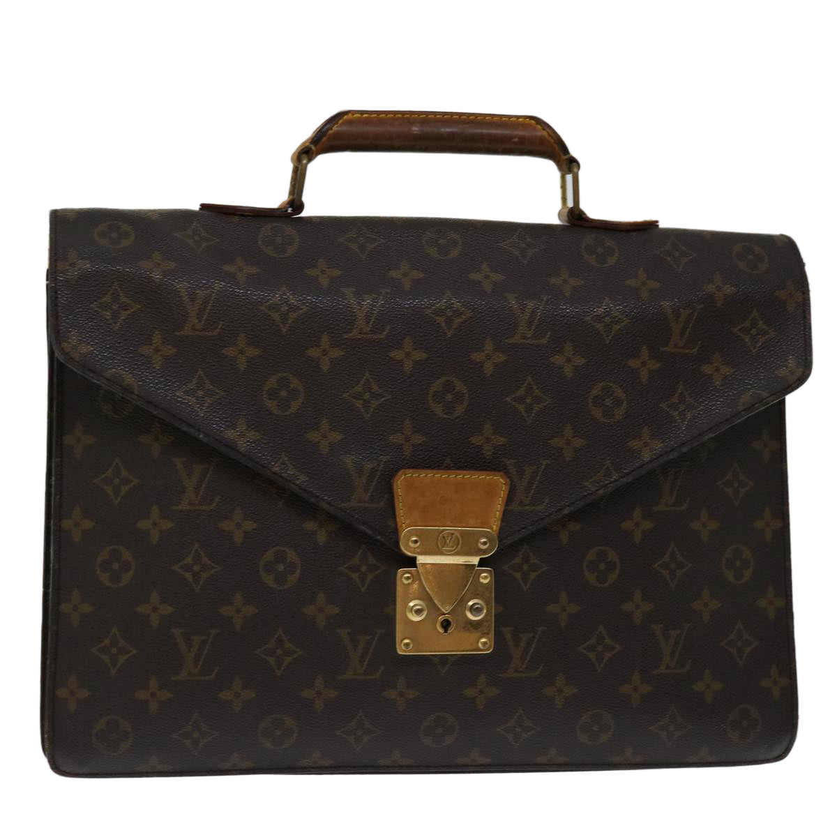 LOUIS VUITTON Monogram Serviette Conseiller Briefcase M53331 LV Auth 67906