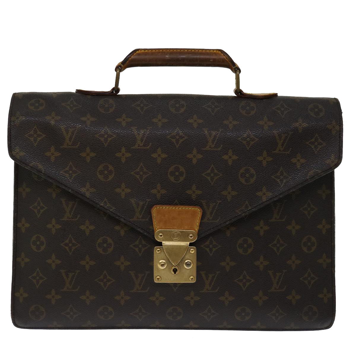 LOUIS VUITTON Monogram Serviette Conseiller Briefcase M53331 LV Auth 67906