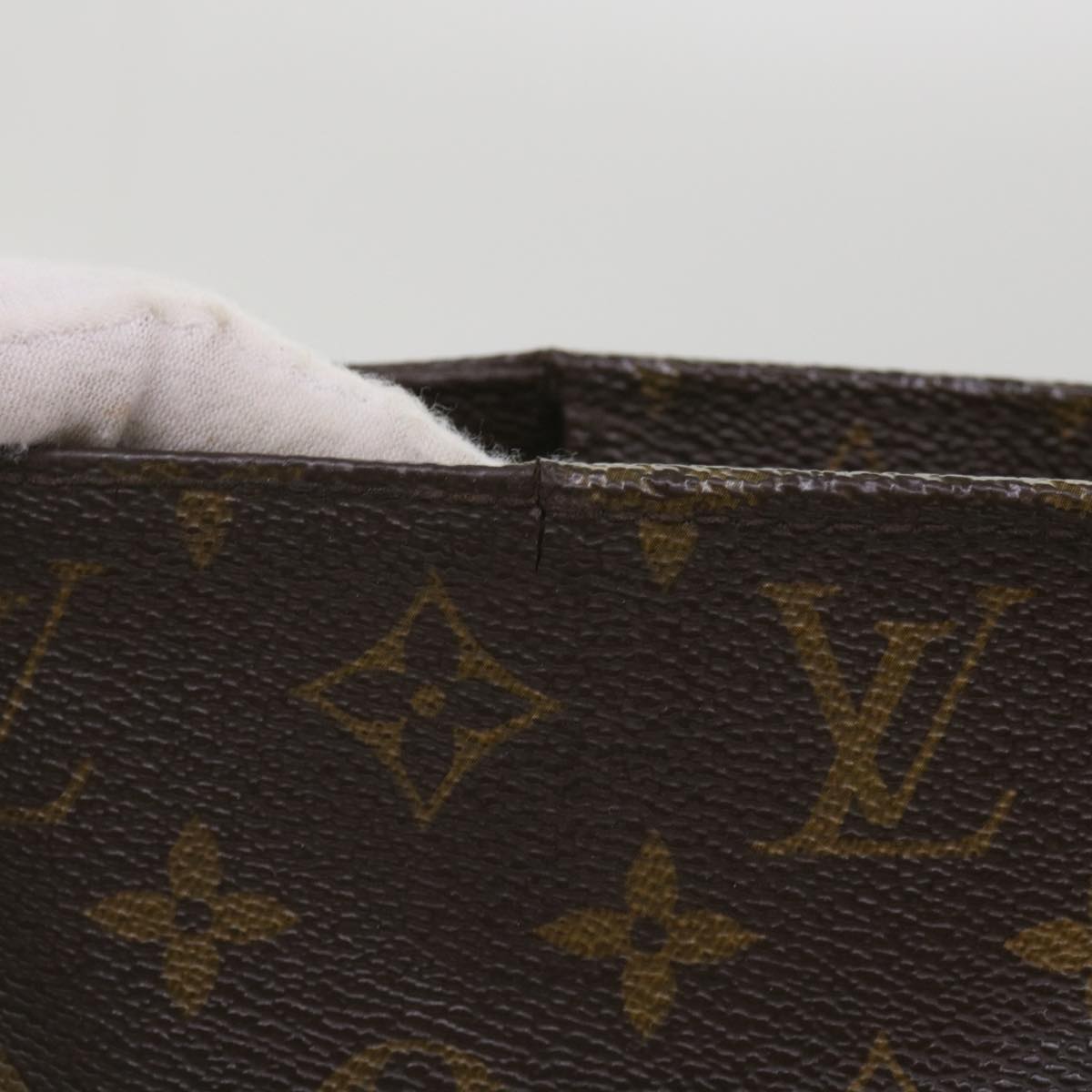 LOUIS VUITTON Monogram Raspail MM Tote Bag M40607 LV Auth 67932