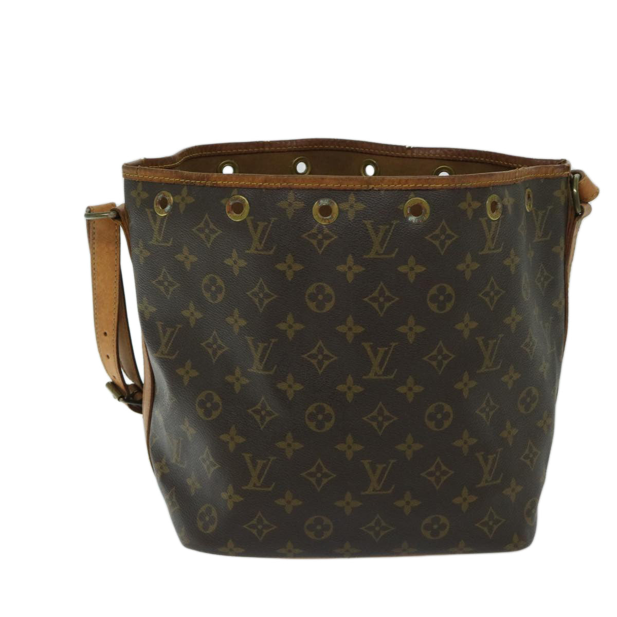 LOUIS VUITTON Monogram Petit Noe Shoulder Bag M42226 LV Auth 67945