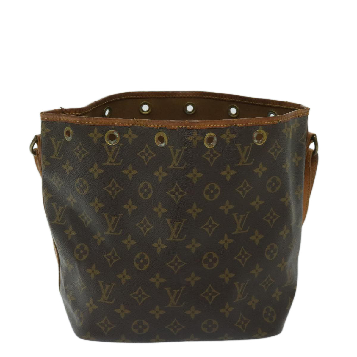 LOUIS VUITTON Monogram Petit Noe Shoulder Bag M42226 LV Auth 67945