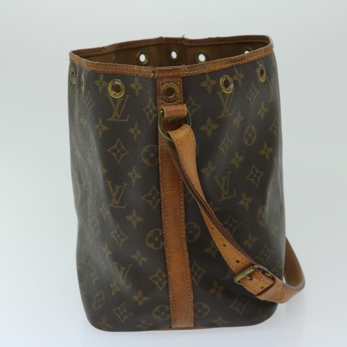 LOUIS VUITTON Monogram Petit Noe Shoulder Bag M42226 LV Auth 67945