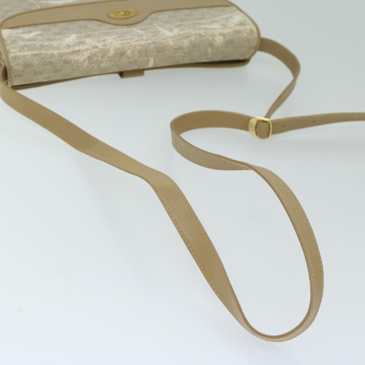 GUCCI Micro GG Canvas Shoulder Bag Beige 004 106 0024 Auth 68018