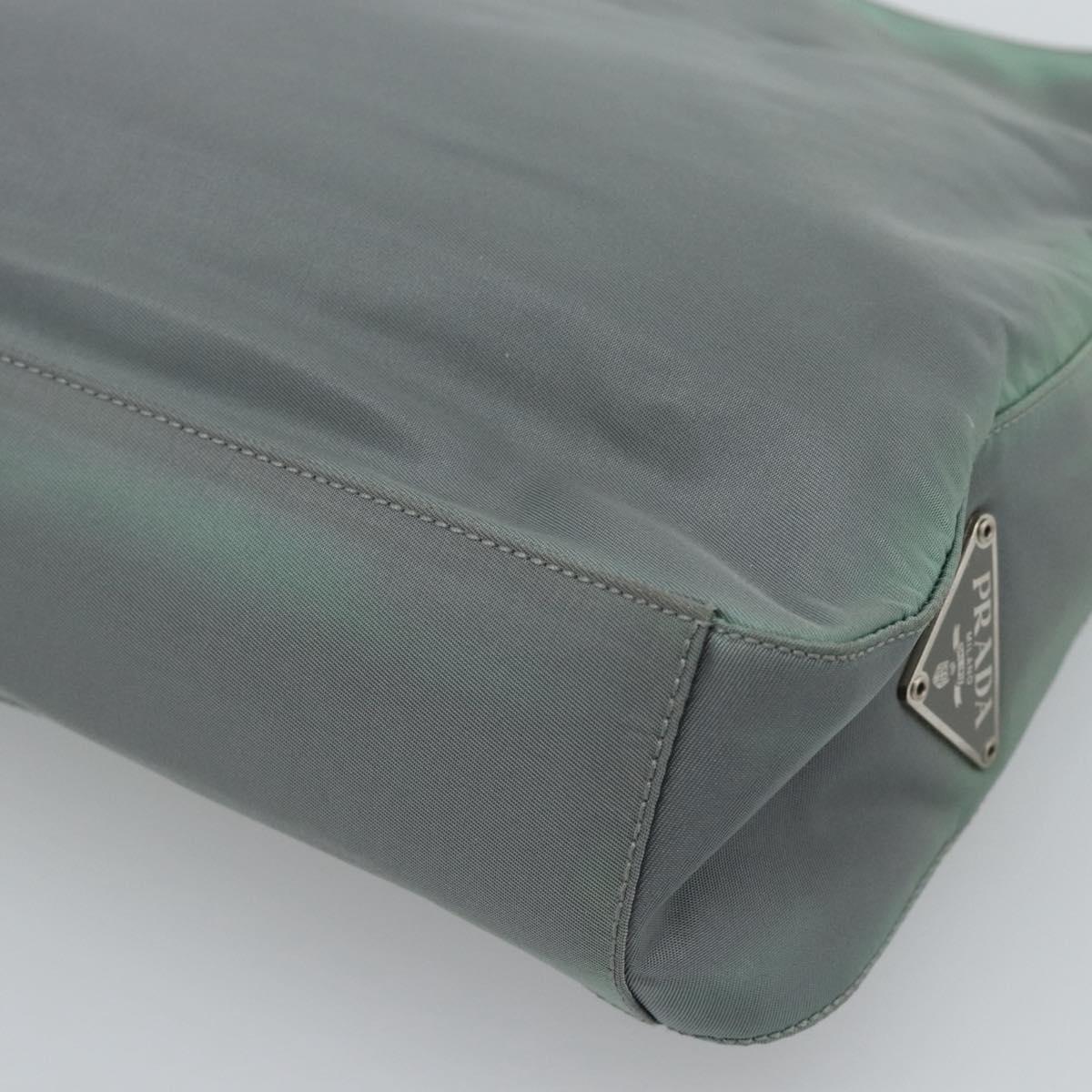 PRADA Shoulder Bag Nylon Khaki Auth 68087