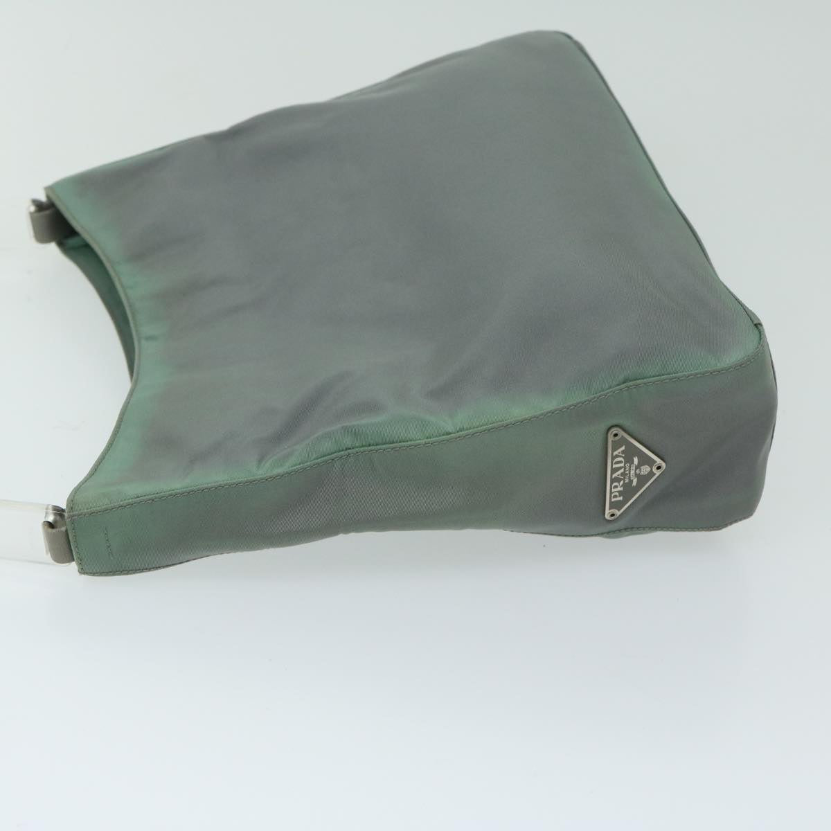 PRADA Shoulder Bag Nylon Khaki Auth 68087