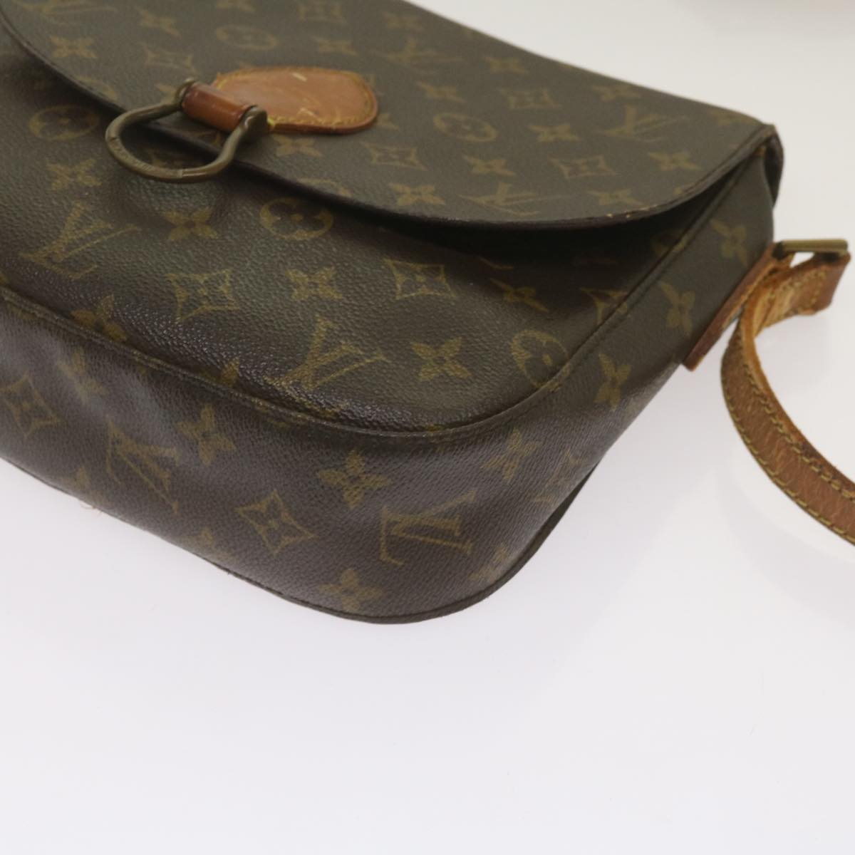 LOUIS VUITTON Monogram Saint Cloud GM Shoulder Bag M51242 LV Auth 68217