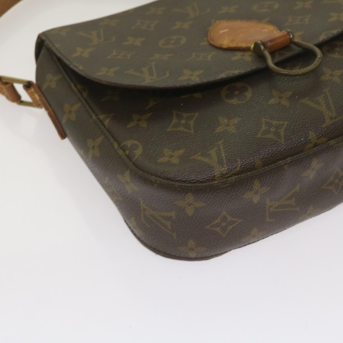 LOUIS VUITTON Monogram Saint Cloud GM Shoulder Bag M51242 LV Auth 68217