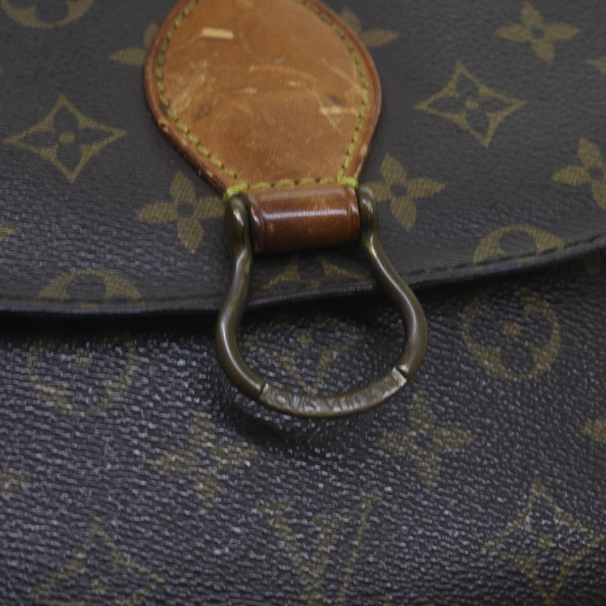 LOUIS VUITTON Monogram Saint Cloud GM Shoulder Bag M51242 LV Auth 68217