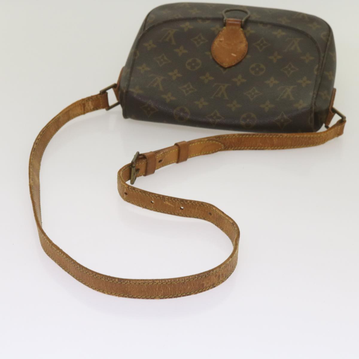 LOUIS VUITTON Monogram Saint Cloud GM Shoulder Bag M51242 LV Auth 68217