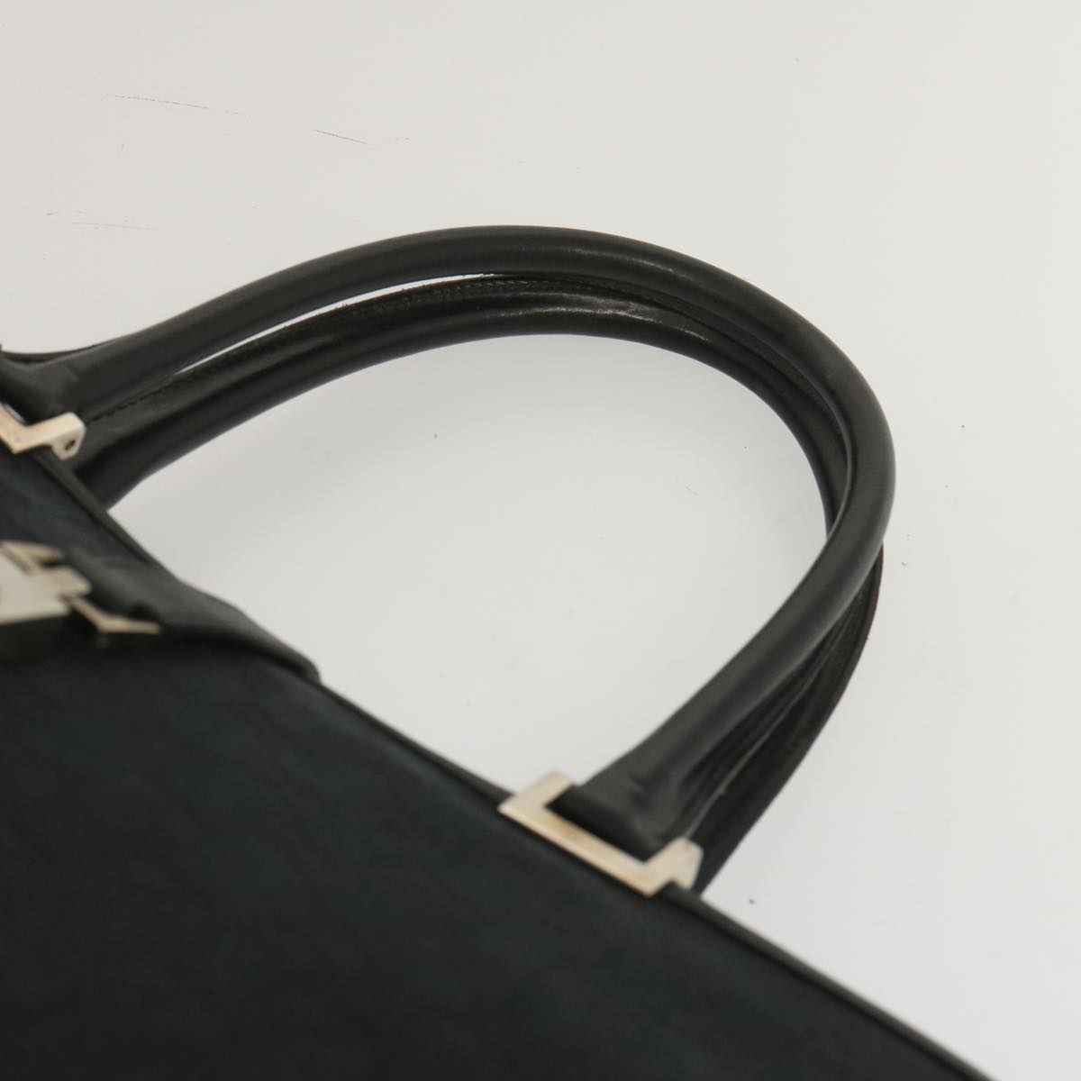 GUCCI Jackie GG Canvas Hand Bag Black 002 1064 Auth 68287