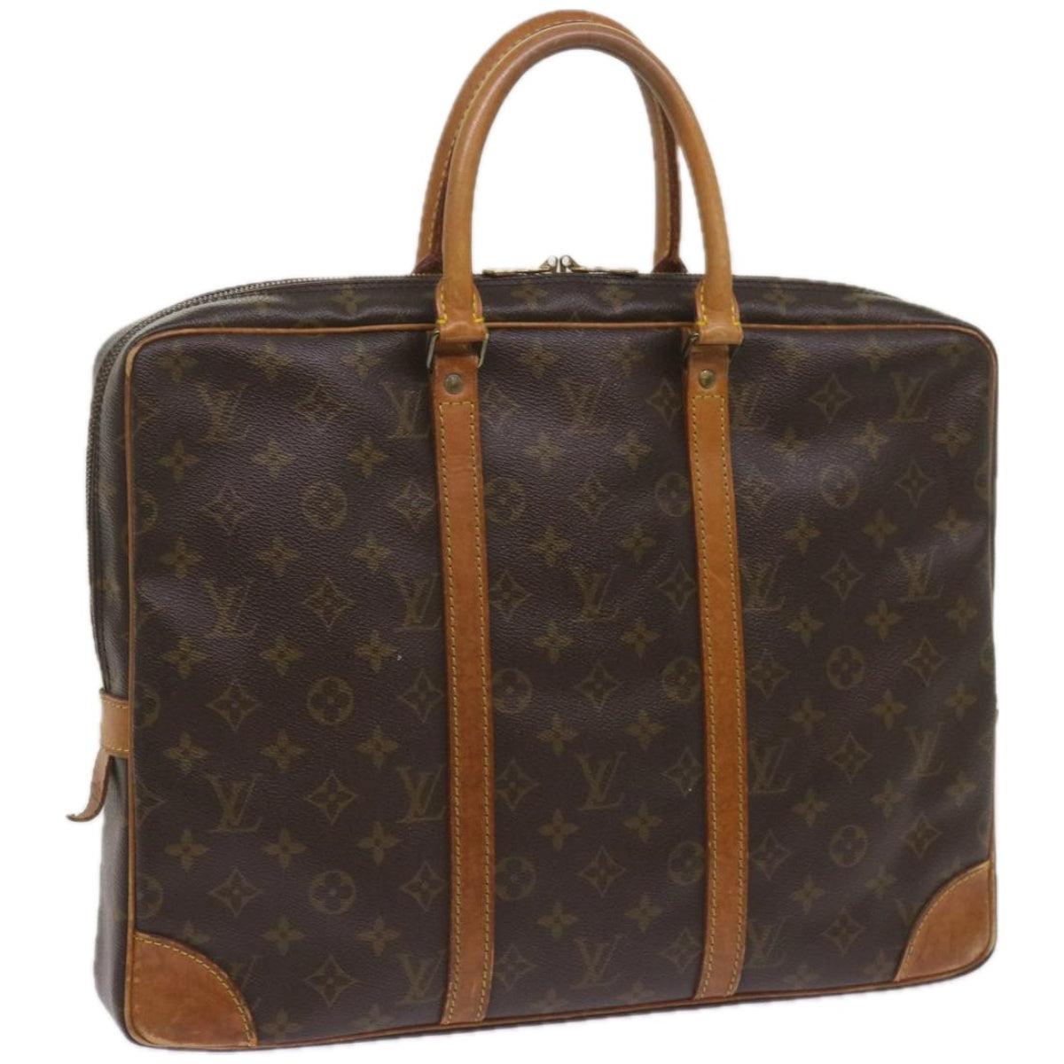 LOUIS VUITTON Monogram Porte Documents Voyage Business Bag M53361 Auth 68298