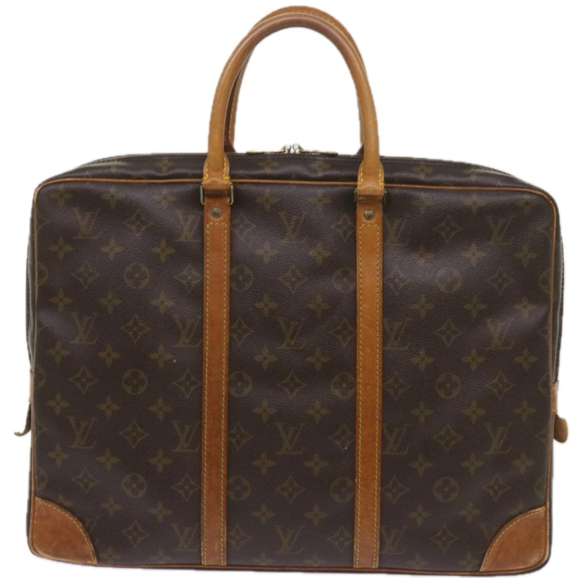 LOUIS VUITTON Monogram Porte Documents Voyage Business Bag M53361 Auth 68298