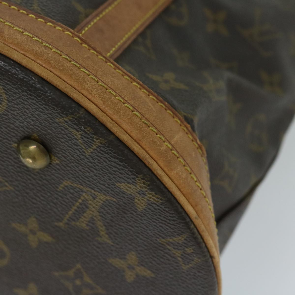 LOUIS VUITTON Monogram Bucket GM Shoulder Bag M42236 LV Auth 68385