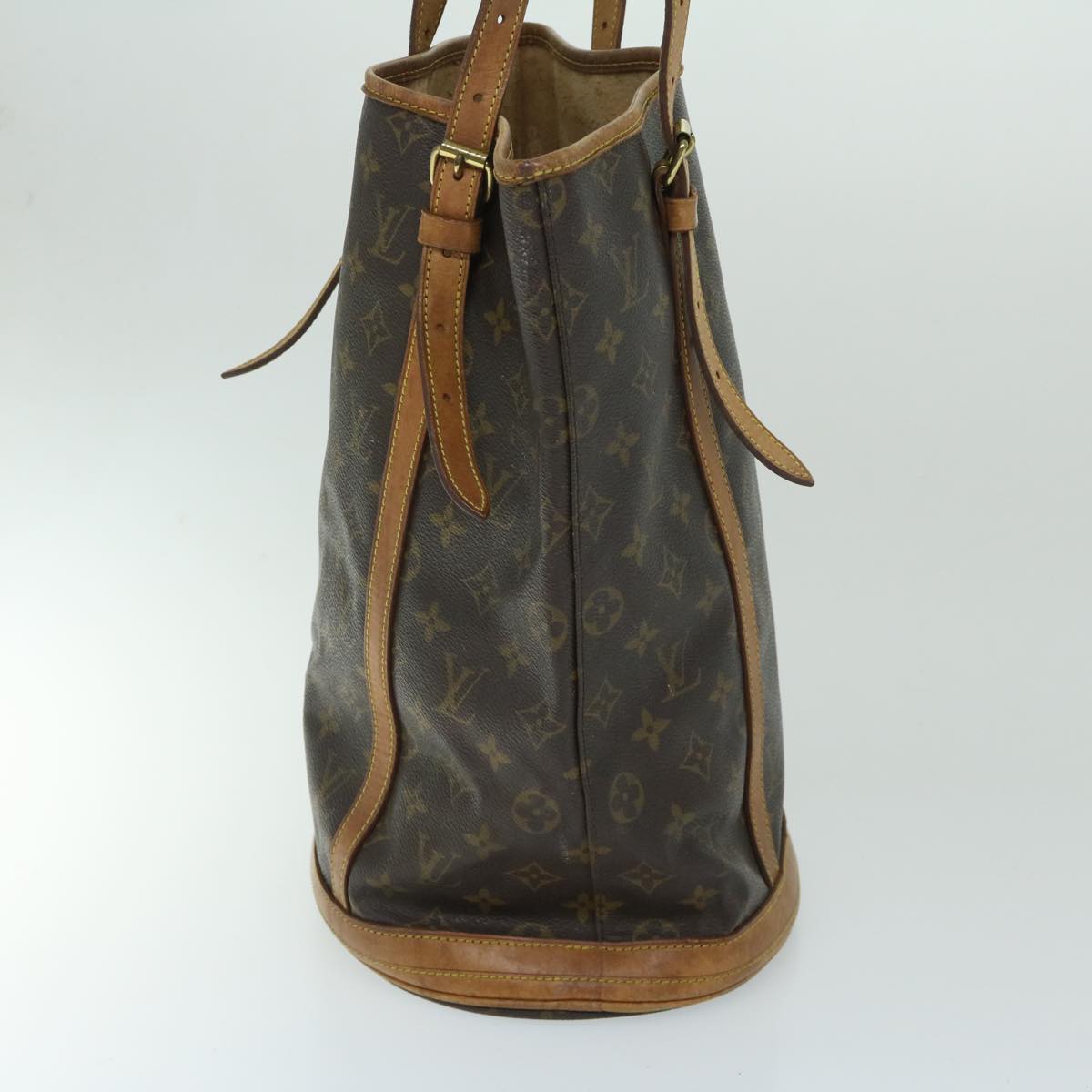 LOUIS VUITTON Monogram Bucket GM Shoulder Bag M42236 LV Auth 68385