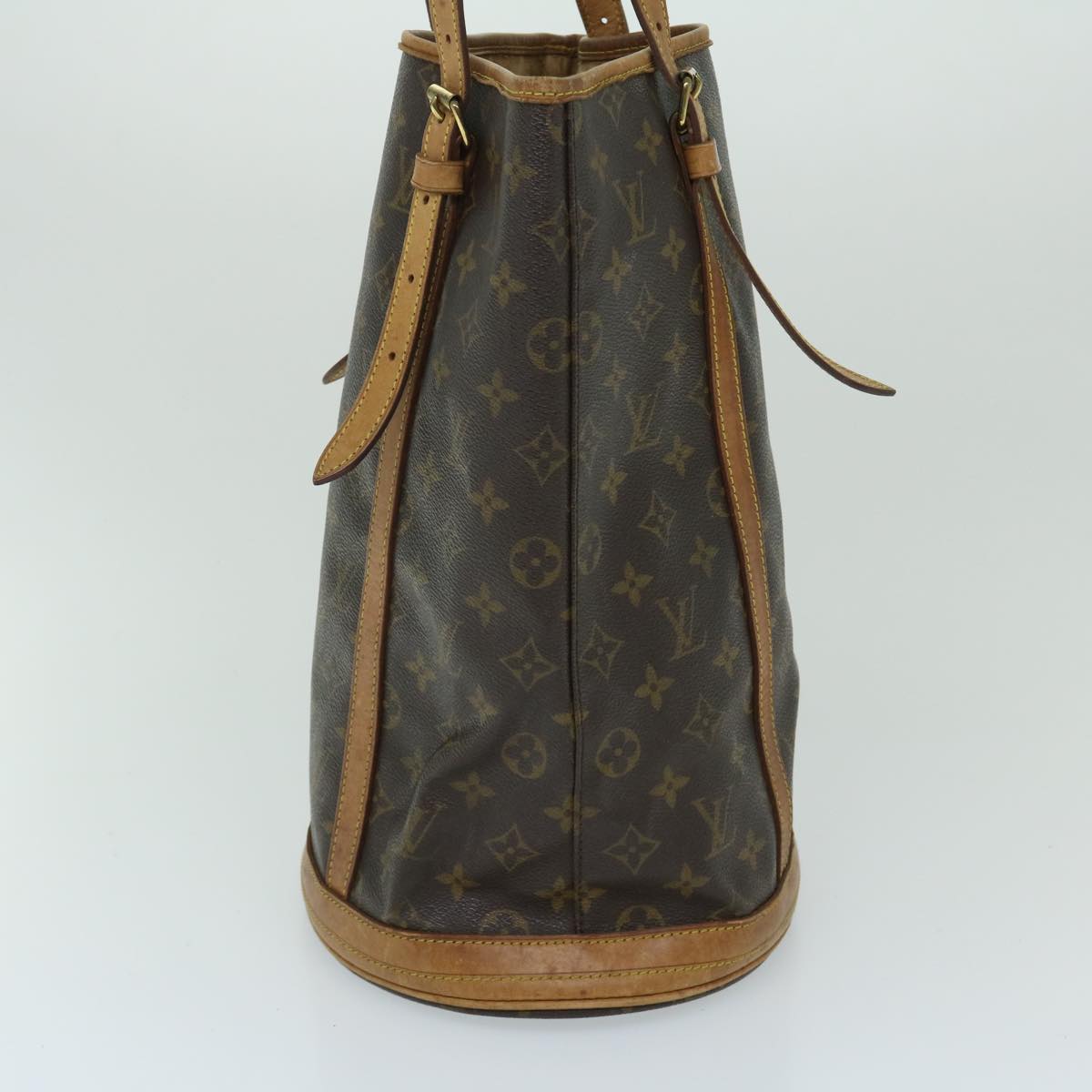 LOUIS VUITTON Monogram Bucket GM Shoulder Bag M42236 LV Auth 68385