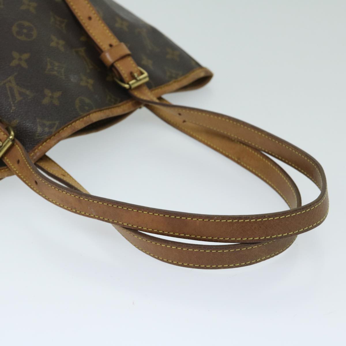 LOUIS VUITTON Monogram Bucket GM Shoulder Bag M42236 LV Auth 68385