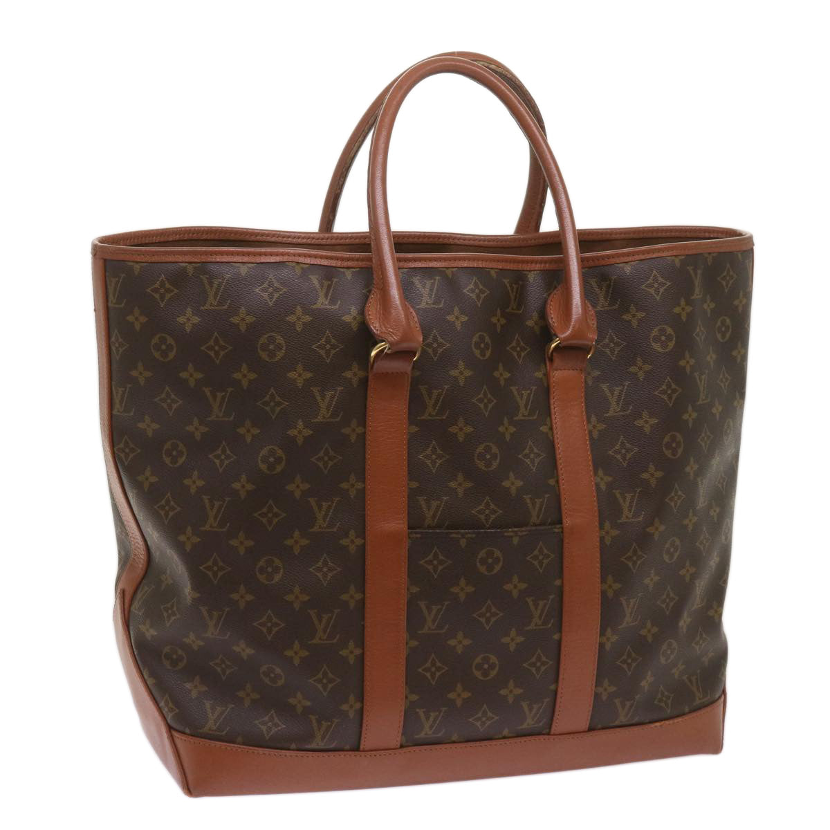 LOUIS VUITTON Monogram Sac Weekend GM Tote Bag M42420 LV Auth 68408