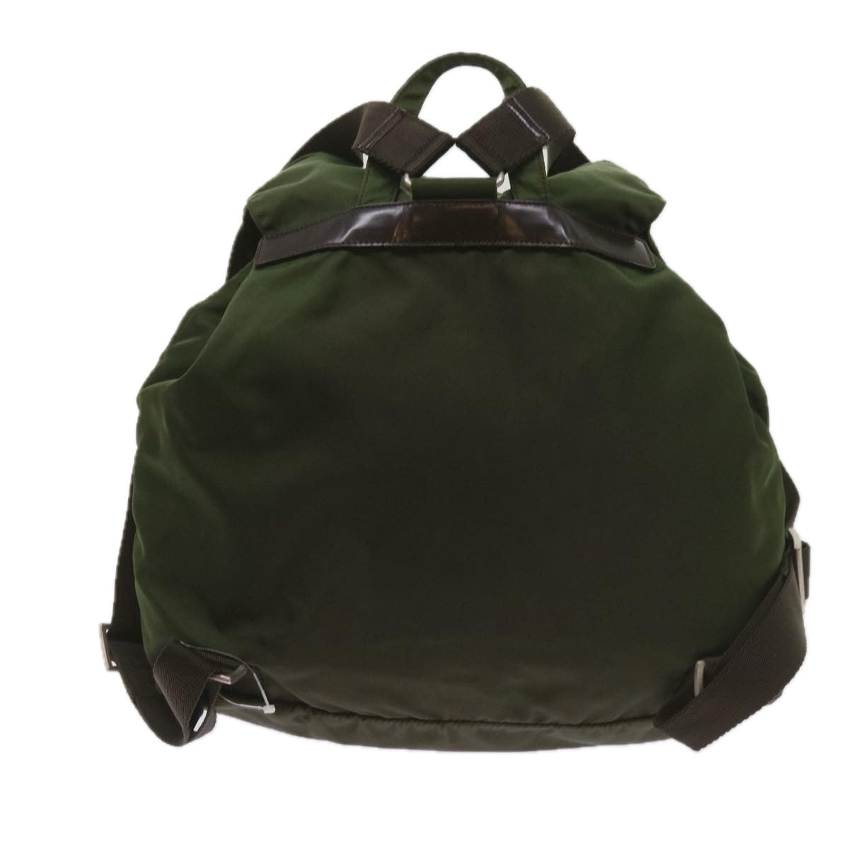 PRADA Backpack Nylon Khaki Auth 68473