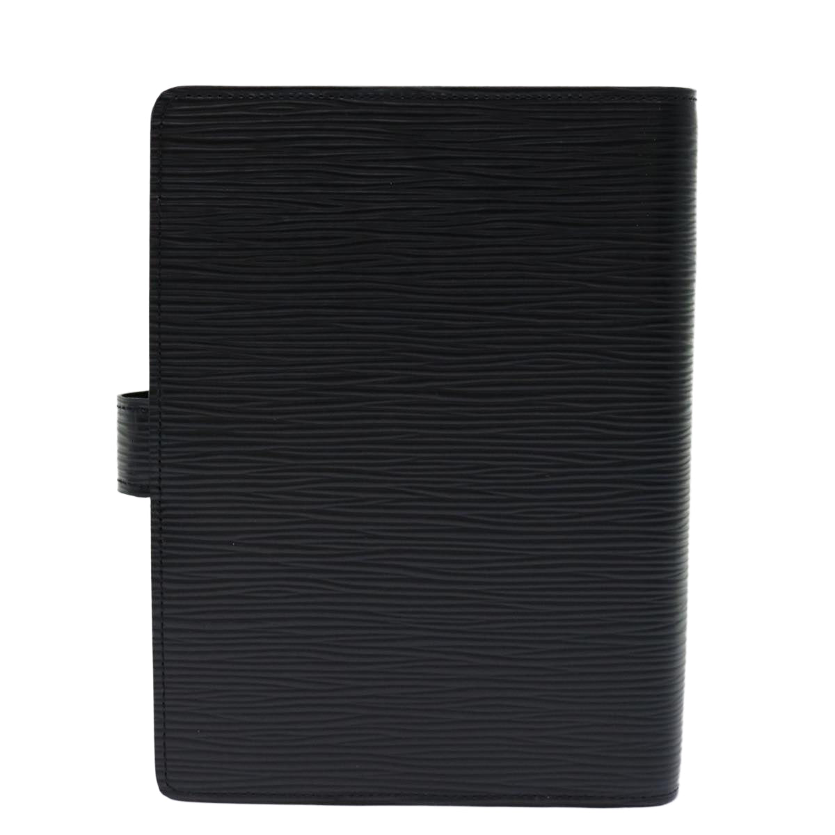 LOUIS VUITTON Epi Agenda MM Day Planner Cover Black R20042 LV Auth 68491