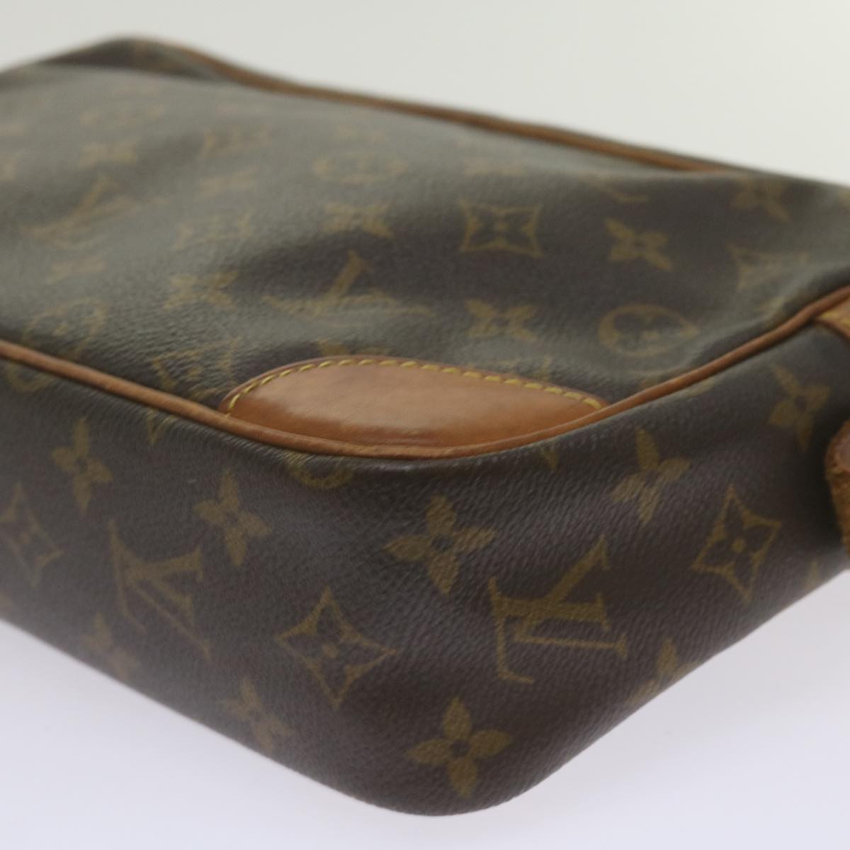 LOUIS VUITTON Monogram Compiegne 28 Clutch Bag M51845 LV Auth 68497