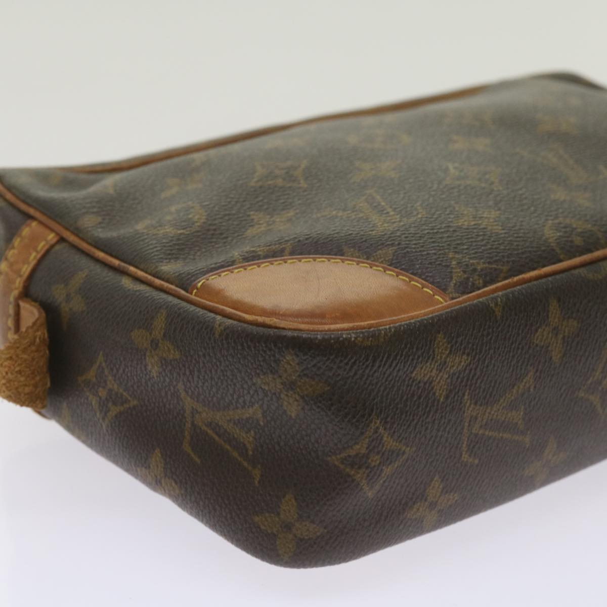 LOUIS VUITTON Monogram Compiegne 28 Clutch Bag M51845 LV Auth 68497