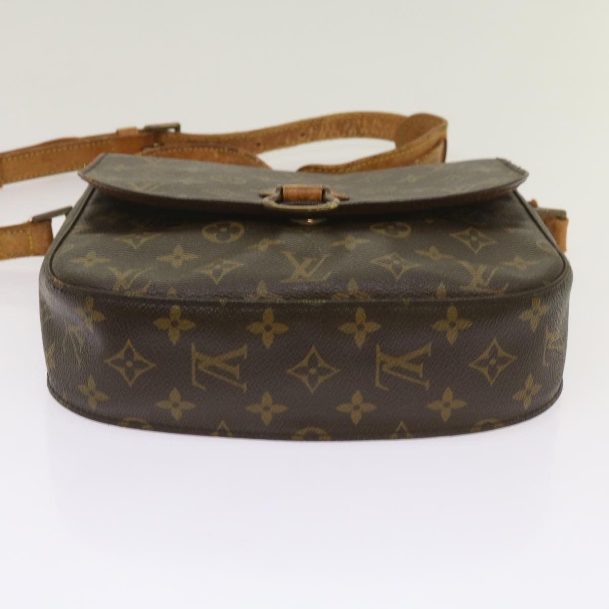 LOUIS VUITTON Monogram Saint Cloud GM Shoulder Bag M51242 LV Auth 68498