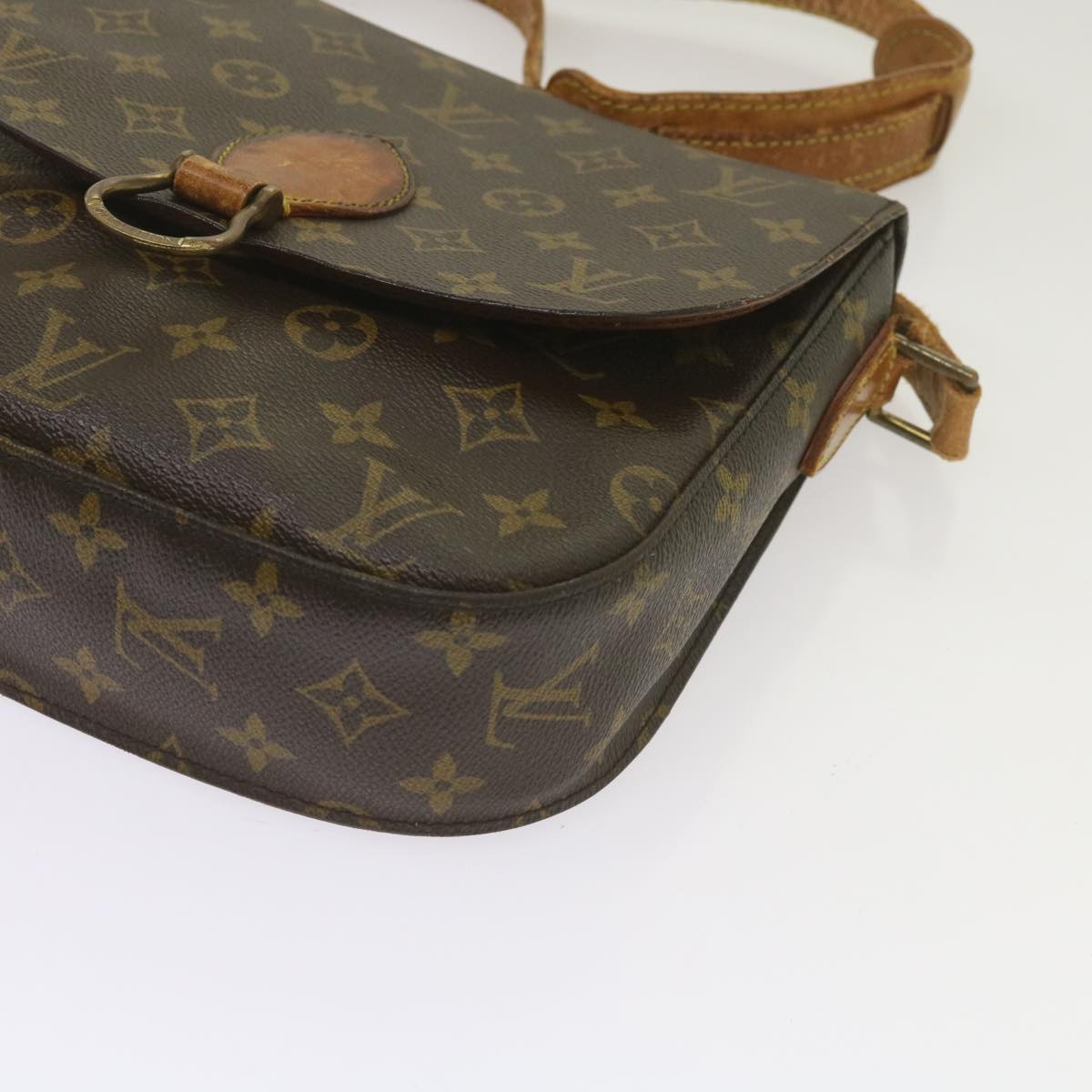 LOUIS VUITTON Monogram Saint Cloud GM Shoulder Bag M51242 LV Auth 68498