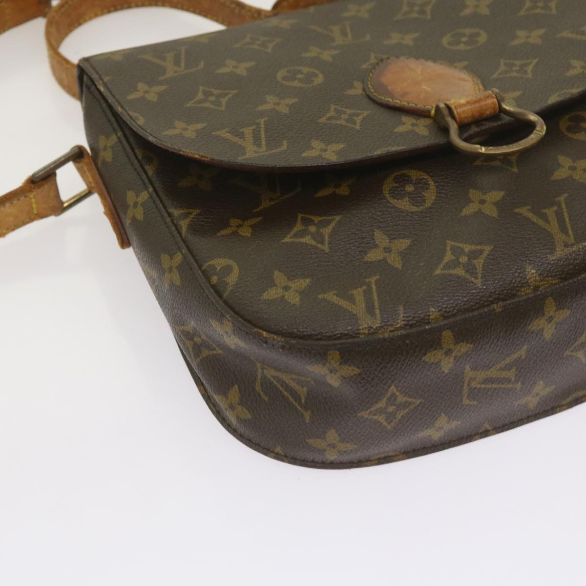 LOUIS VUITTON Monogram Saint Cloud GM Shoulder Bag M51242 LV Auth 68498