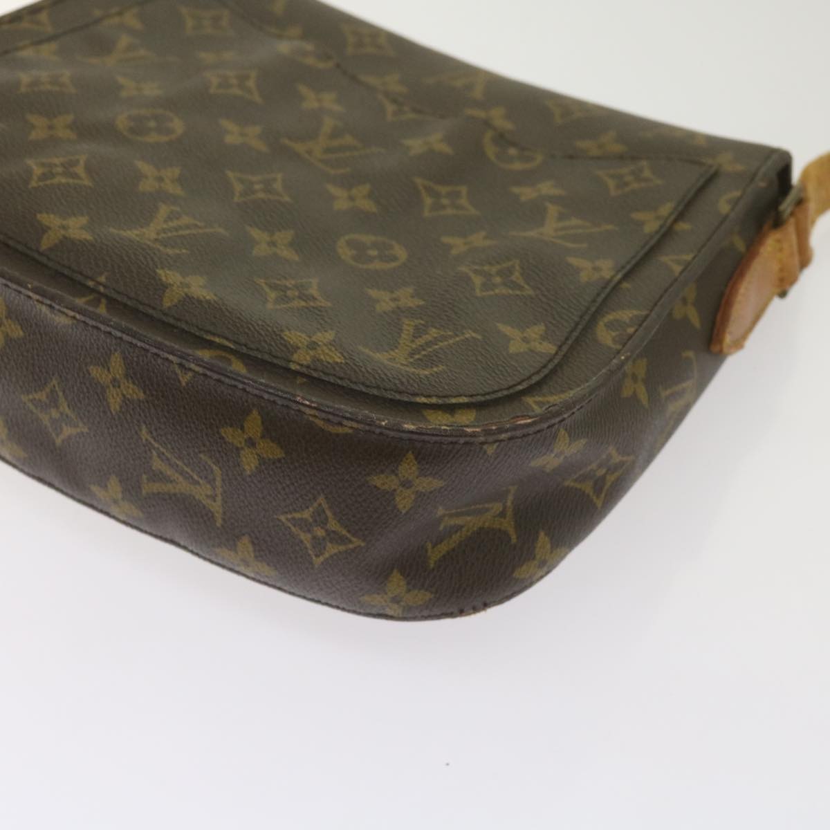 LOUIS VUITTON Monogram Saint Cloud GM Shoulder Bag M51242 LV Auth 68498