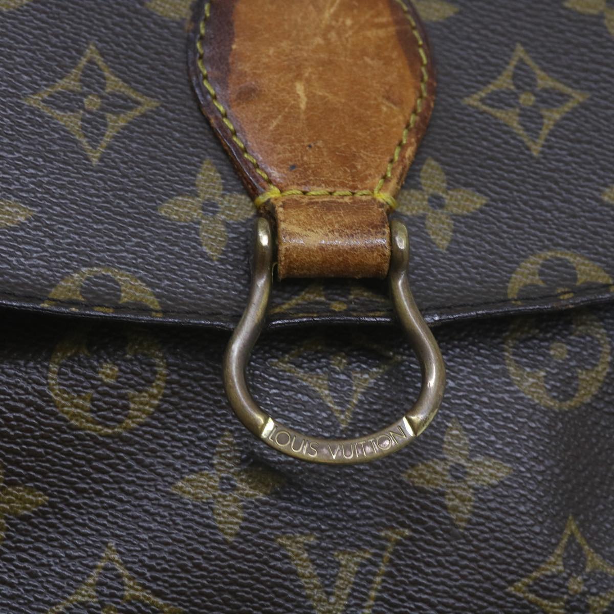 LOUIS VUITTON Monogram Saint Cloud GM Shoulder Bag M51242 LV Auth 68498