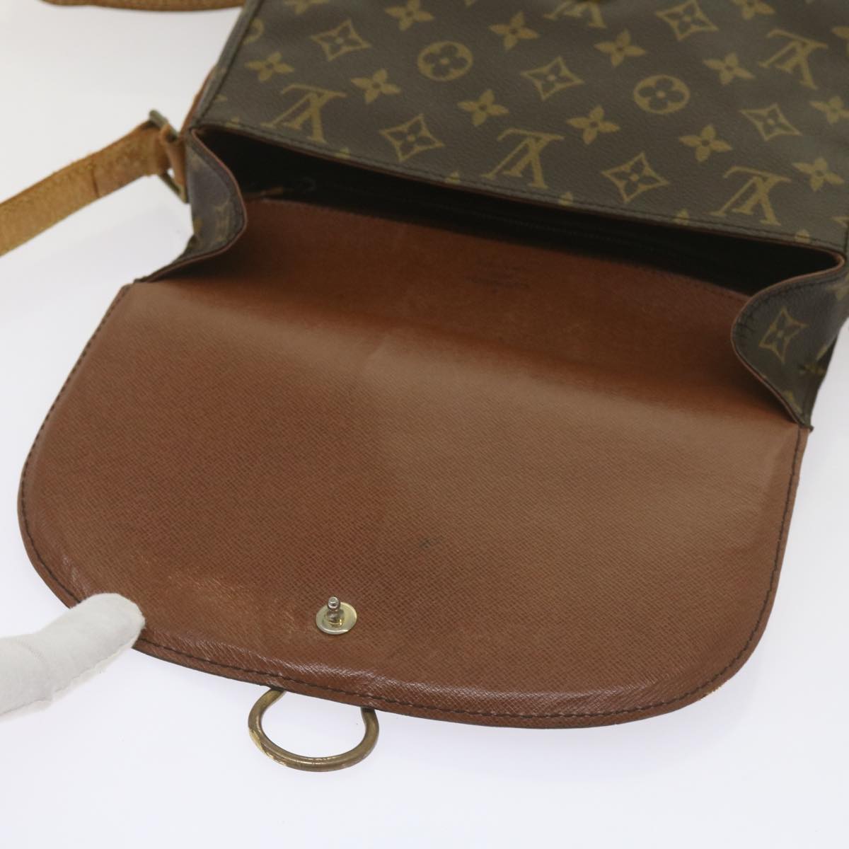 LOUIS VUITTON Monogram Saint Cloud GM Shoulder Bag M51242 LV Auth 68498