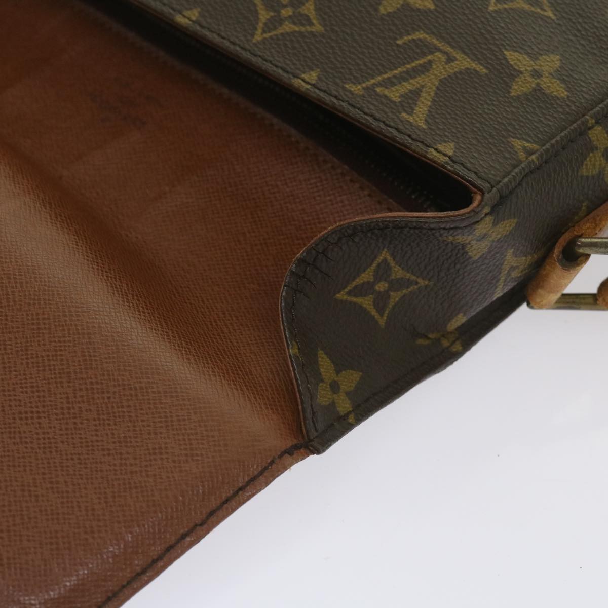 LOUIS VUITTON Monogram Saint Cloud GM Shoulder Bag M51242 LV Auth 68498