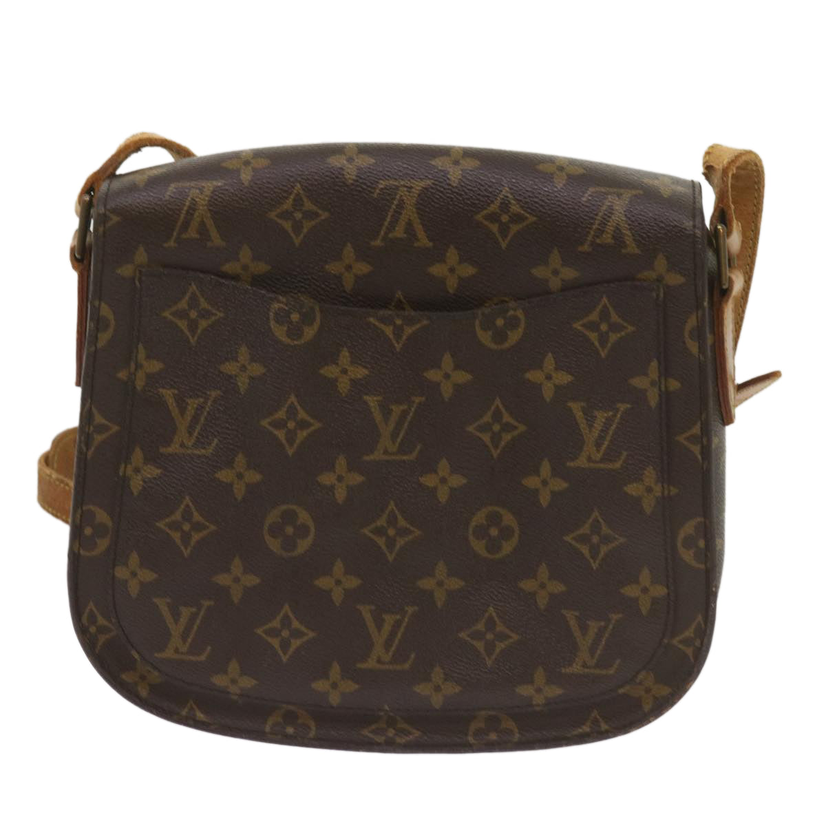 LOUIS VUITTON Monogram Saint Cloud GM Shoulder Bag M51242 LV Auth 68498