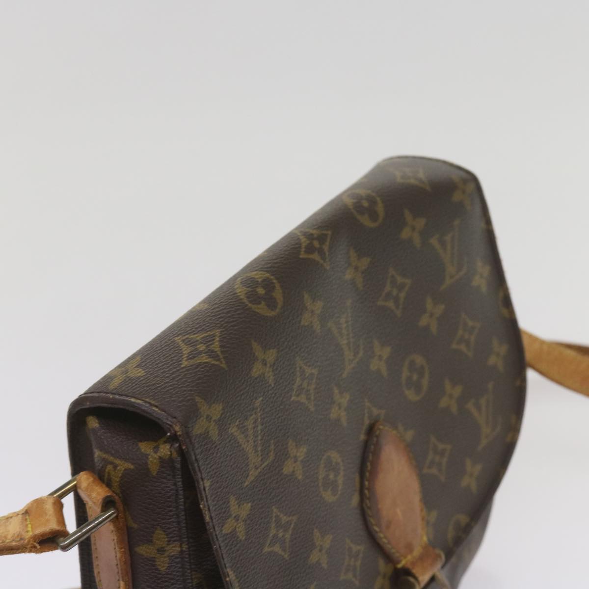 LOUIS VUITTON Monogram Saint Cloud GM Shoulder Bag M51242 LV Auth 68498