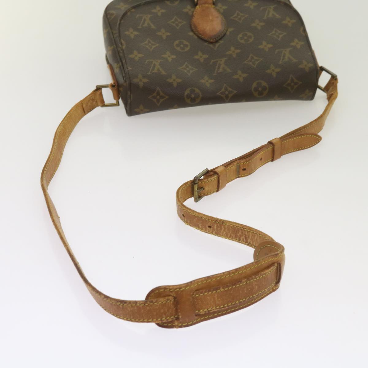 LOUIS VUITTON Monogram Saint Cloud GM Shoulder Bag M51242 LV Auth 68498