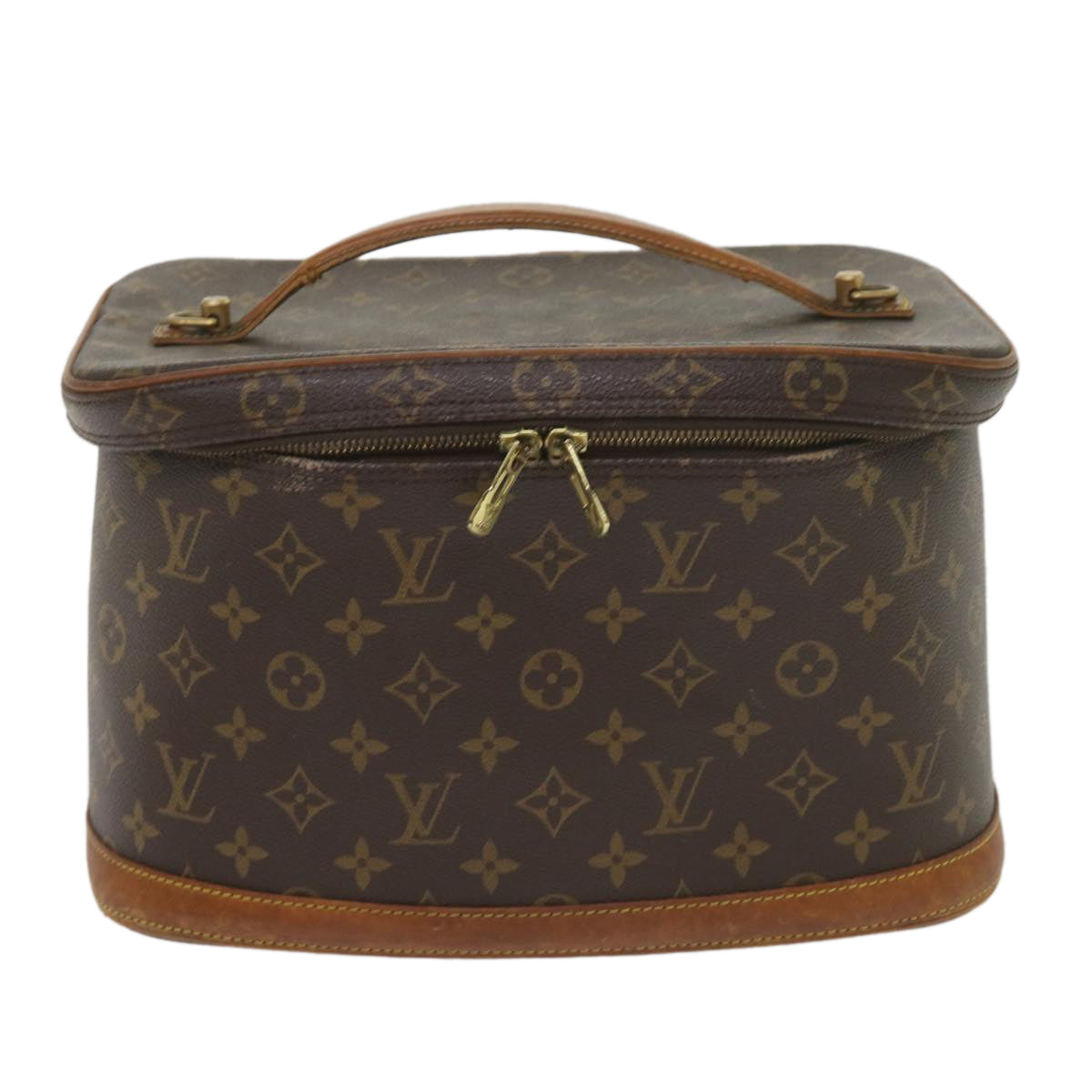 LOUIS VUITTON Monogram Nice Hand Bag 2way M47280 LV Auth 68560