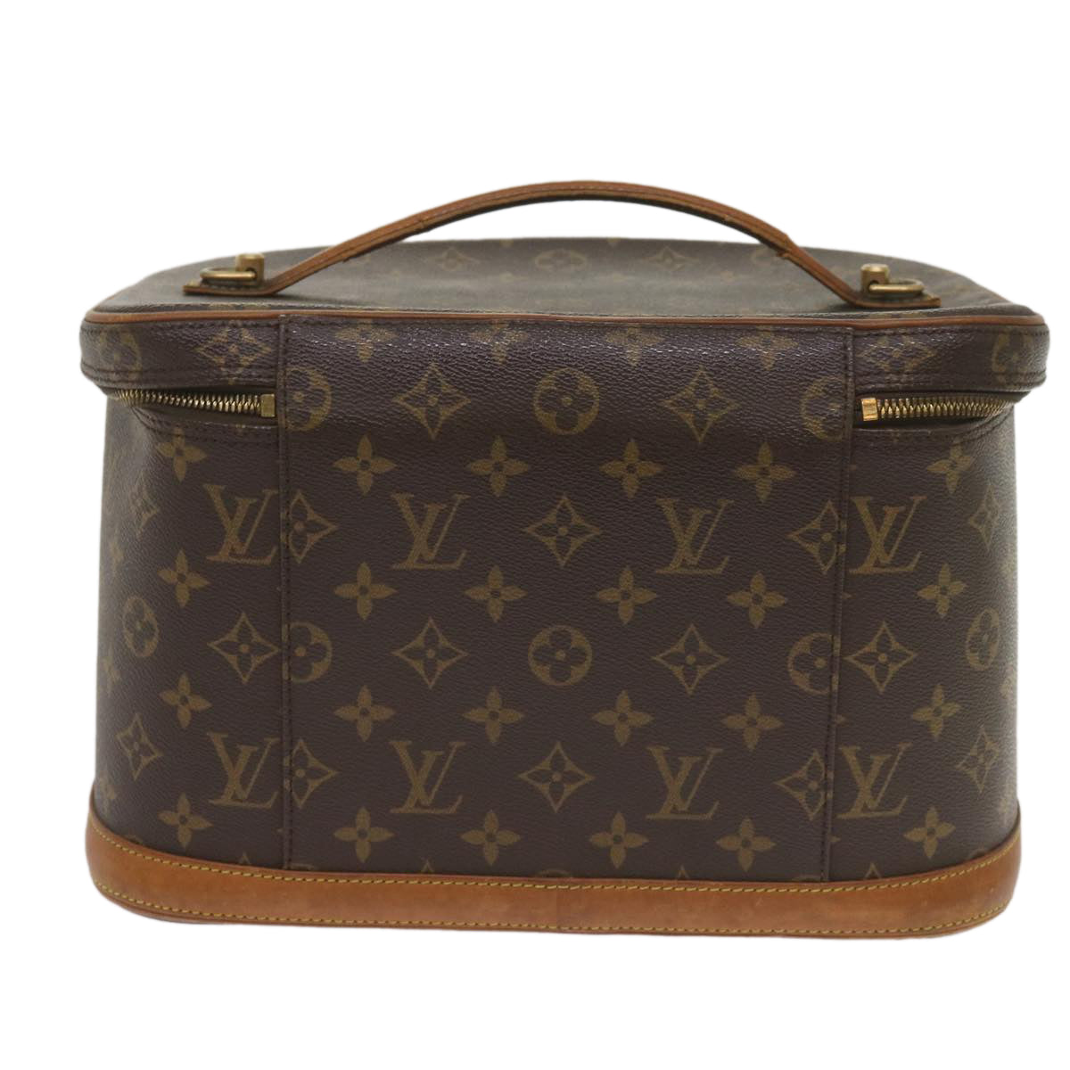 LOUIS VUITTON Monogram Nice Hand Bag 2way M47280 LV Auth 68560