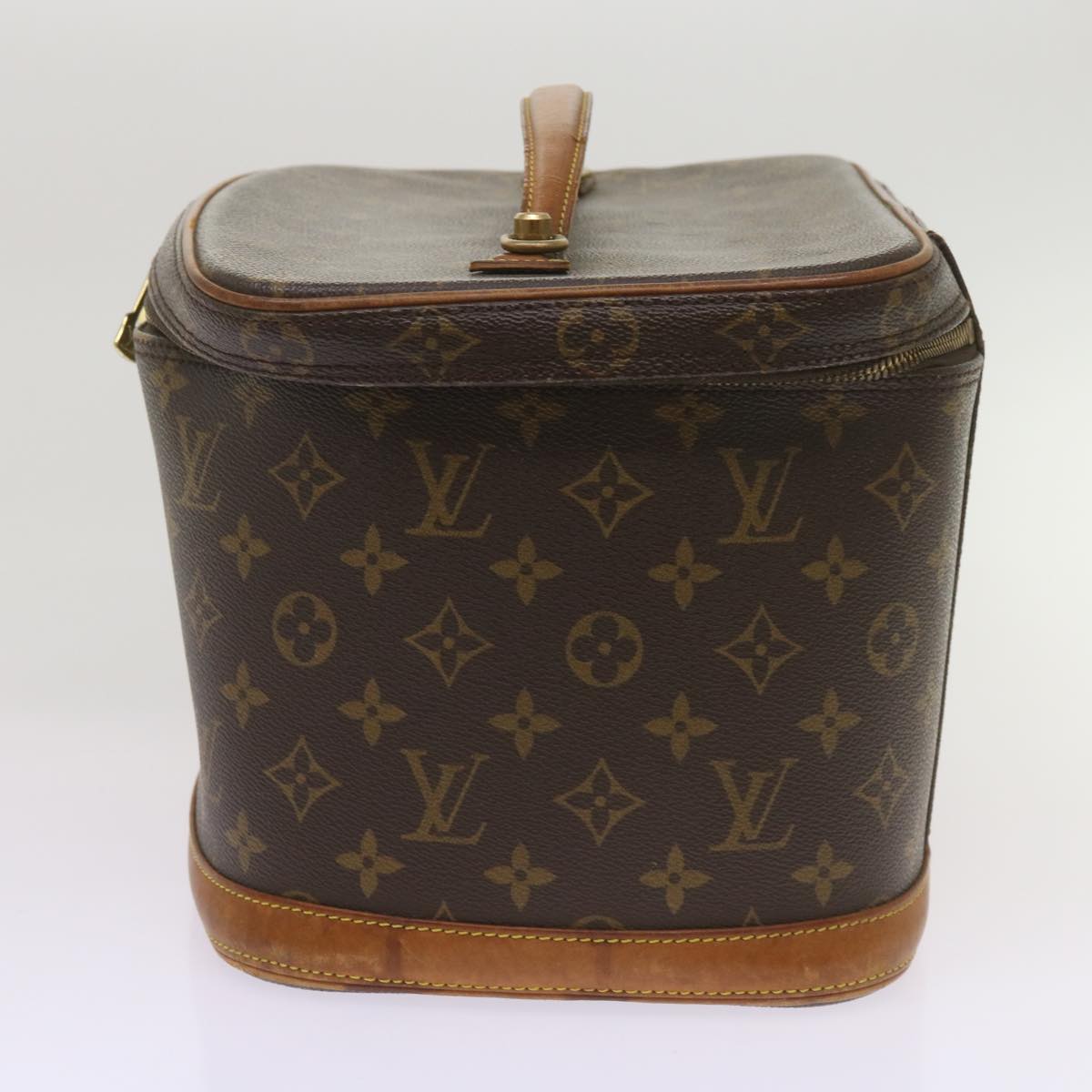 LOUIS VUITTON Monogram Nice Hand Bag 2way M47280 LV Auth 68560