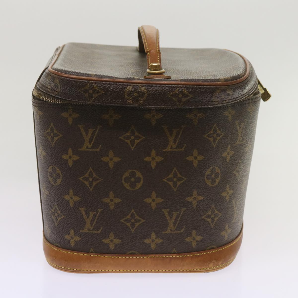 LOUIS VUITTON Monogram Nice Hand Bag 2way M47280 LV Auth 68560