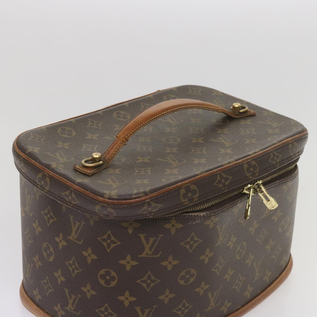 LOUIS VUITTON Monogram Nice Hand Bag 2way M47280 LV Auth 68560