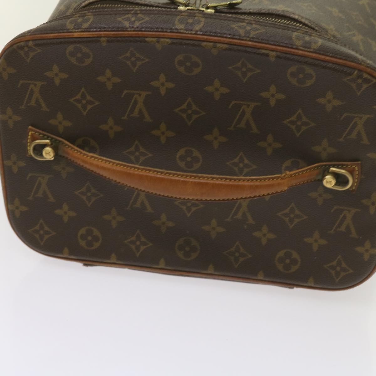 LOUIS VUITTON Monogram Nice Hand Bag 2way M47280 LV Auth 68560