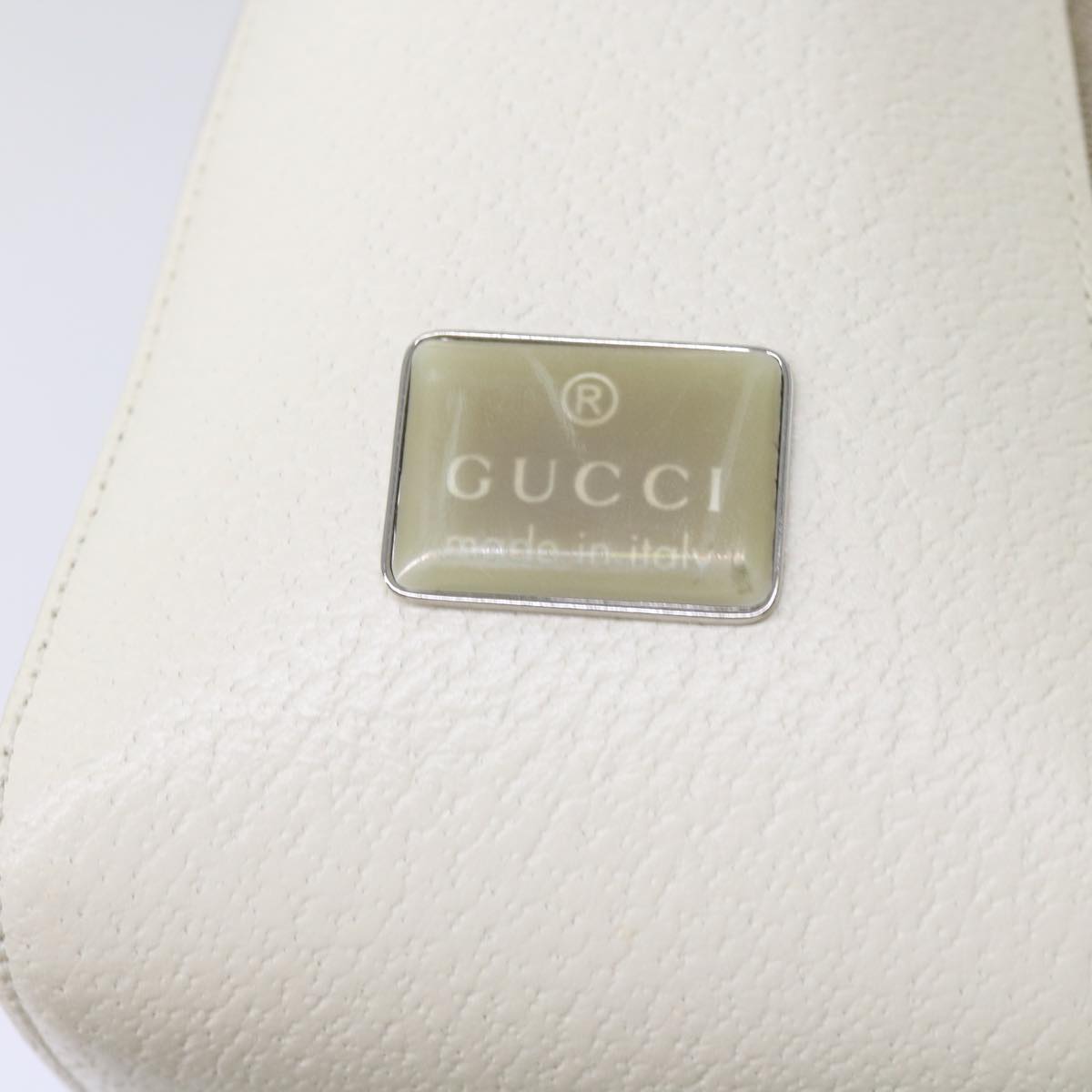 GUCCI Shoulder Bag Canvas Beige 001 3766 Auth 68567