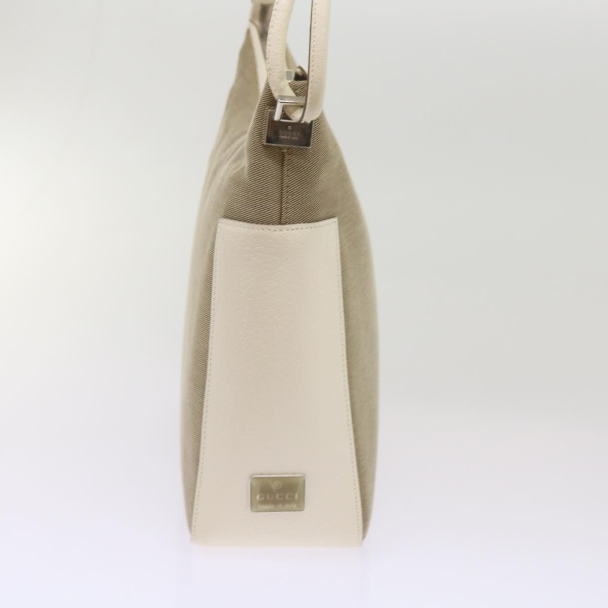 GUCCI Shoulder Bag Canvas Beige 001 3766 Auth 68567