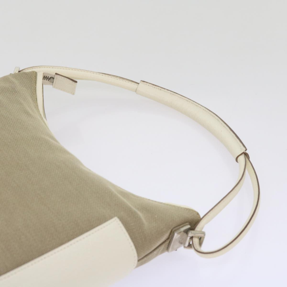 GUCCI Shoulder Bag Canvas Beige 001 3766 Auth 68567