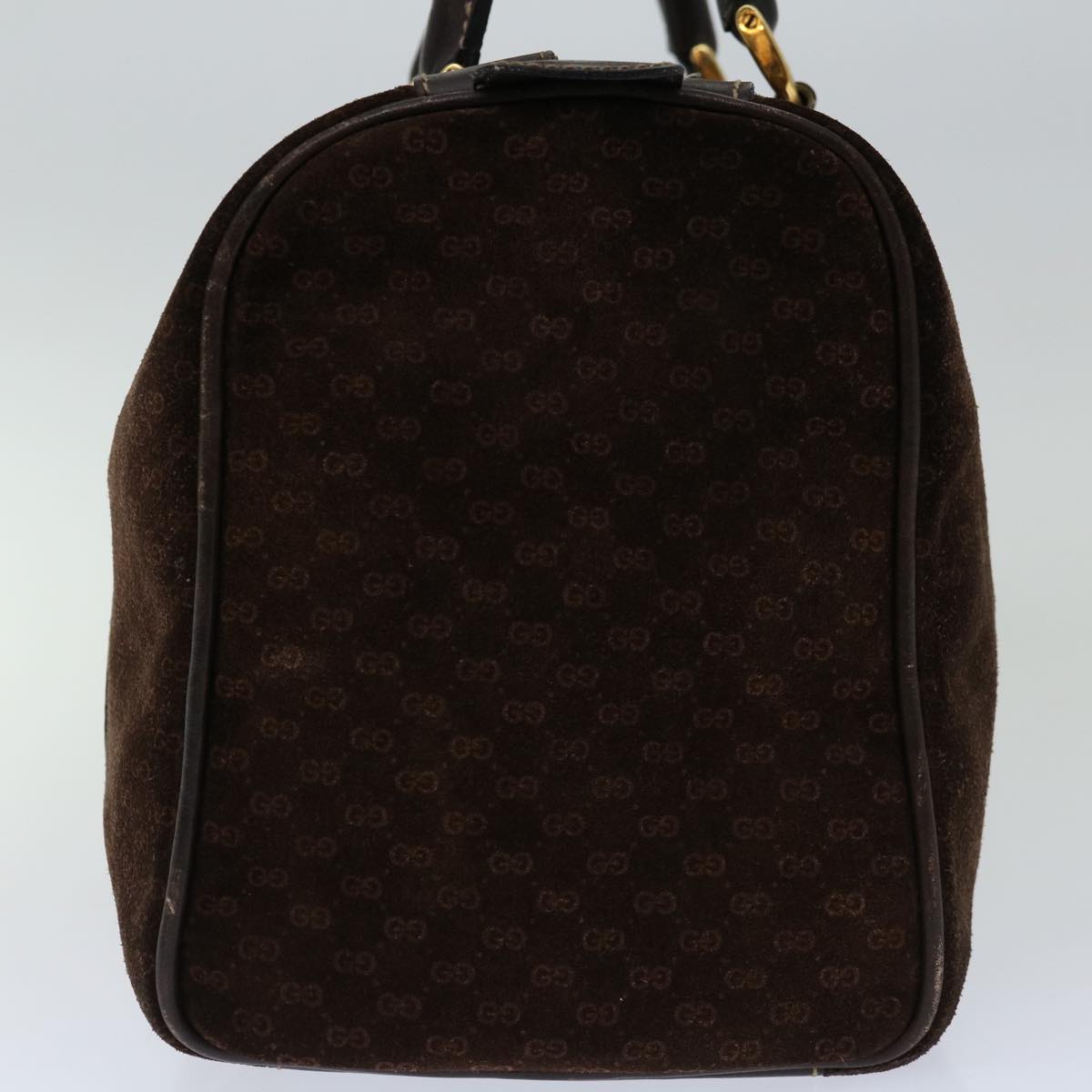 GUCCI Micro GG Canvas Hand Bag Brown Auth 68573